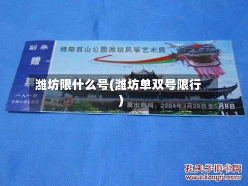 潍坊限什么号(潍坊单双号限行)-第2张图片