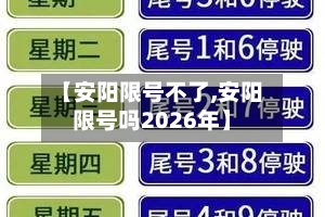 【安阳限号不了,安阳限号吗2026年】-第2张图片