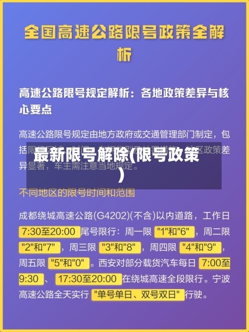 最新限号解除(限号政策)-第2张图片