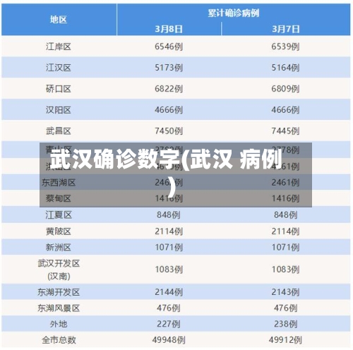 武汉确诊数字(武汉 病例)