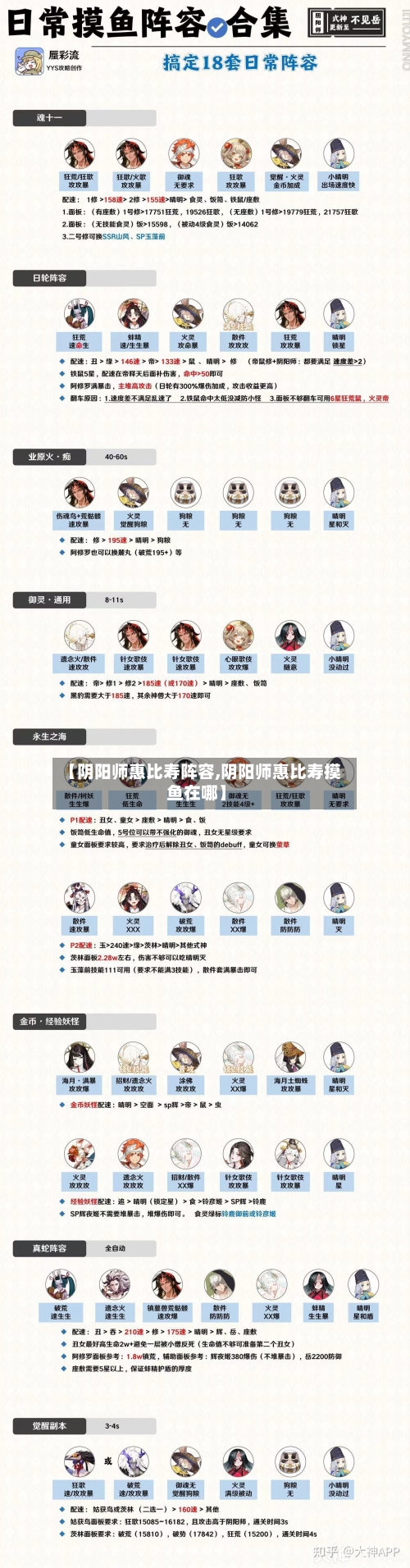 【阴阳师惠比寿阵容,阴阳师惠比寿摸鱼在哪】