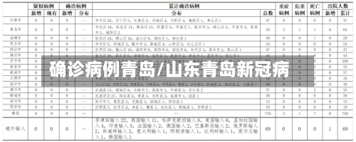 确诊病例青岛/山东青岛新冠病-第2张图片