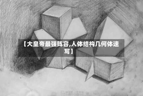 【大皇帝最强阵容,人体结构几何体速写】-第2张图片