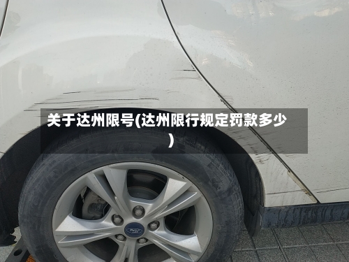 关于达州限号(达州限行规定罚款多少)