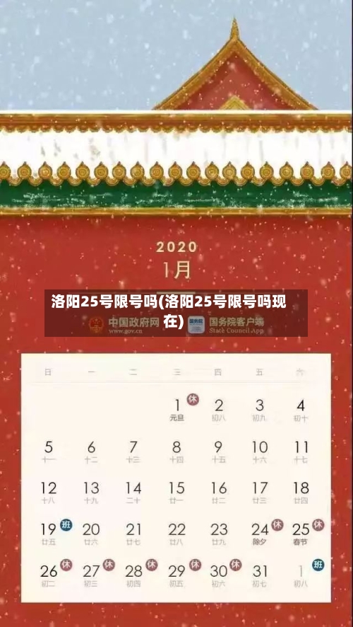 洛阳25号限号吗(洛阳25号限号吗现在)