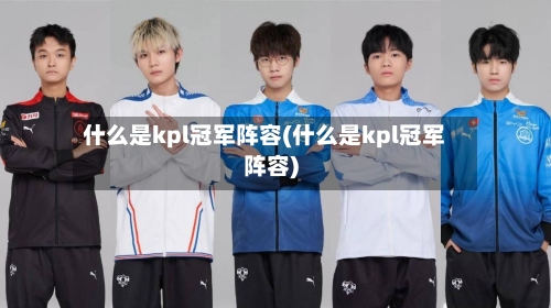 什么是kpl冠军阵容(什么是kpl冠军阵容)-第2张图片