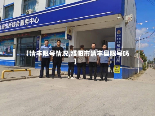 【清丰限号情况,濮阳市清丰县限号吗】-第2张图片