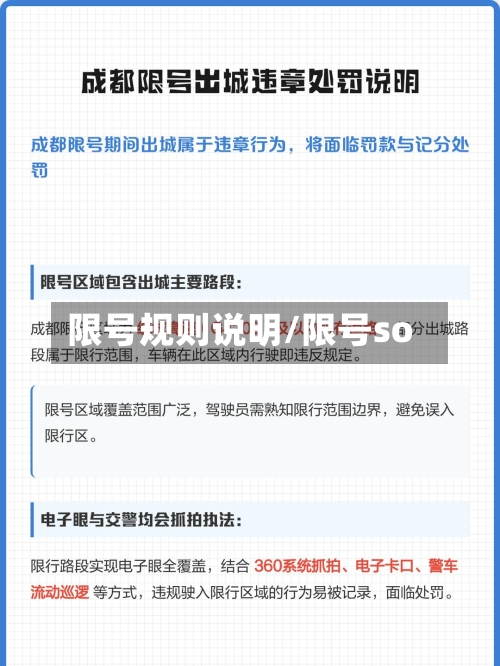 限号规则说明/限号so-第2张图片