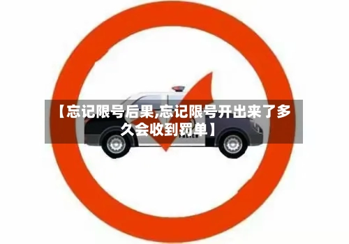 【忘记限号后果,忘记限号开出来了多久会收到罚单】-第2张图片