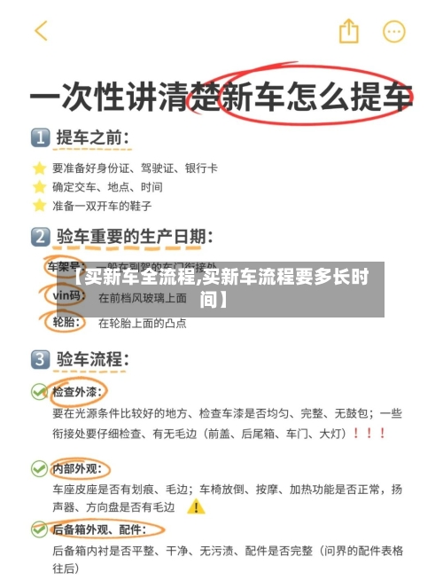 【买新车全流程,买新车流程要多长时间】
