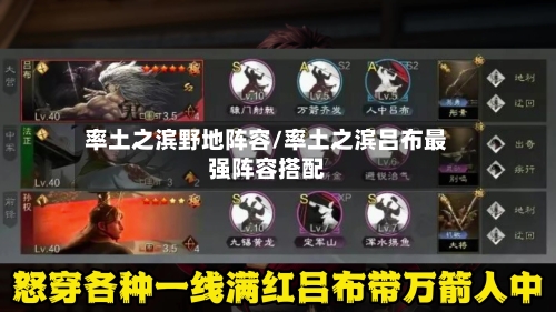 率土之滨野地阵容/率土之滨吕布最强阵容搭配