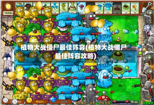 植物大战僵尸最佳阵容(植物大战僵尸最佳阵容攻略)-第2张图片