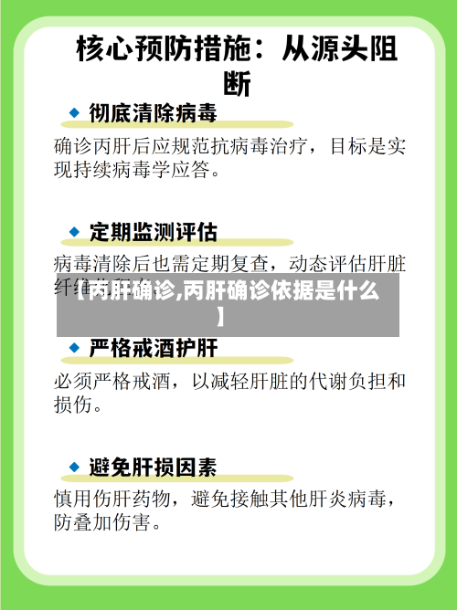 【丙肝确诊,丙肝确诊依据是什么】