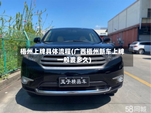 梧州上牌具体流程(广西梧州新车上牌一般要多久)-第2张图片