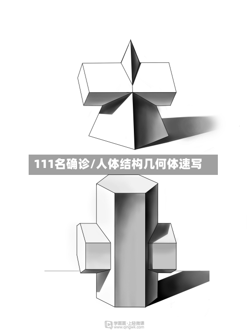 111名确诊/人体结构几何体速写
