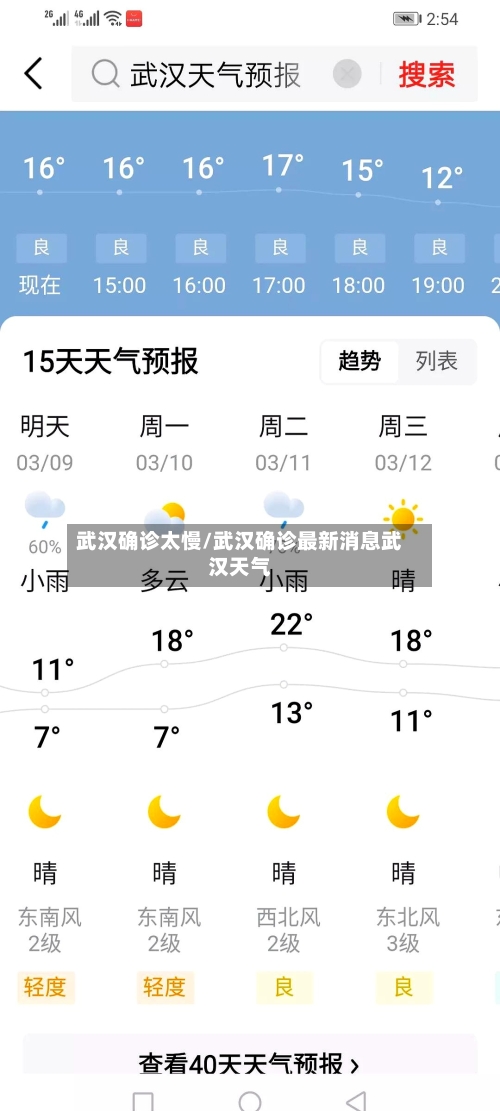 武汉确诊太慢/武汉确诊最新消息武汉天气-第2张图片