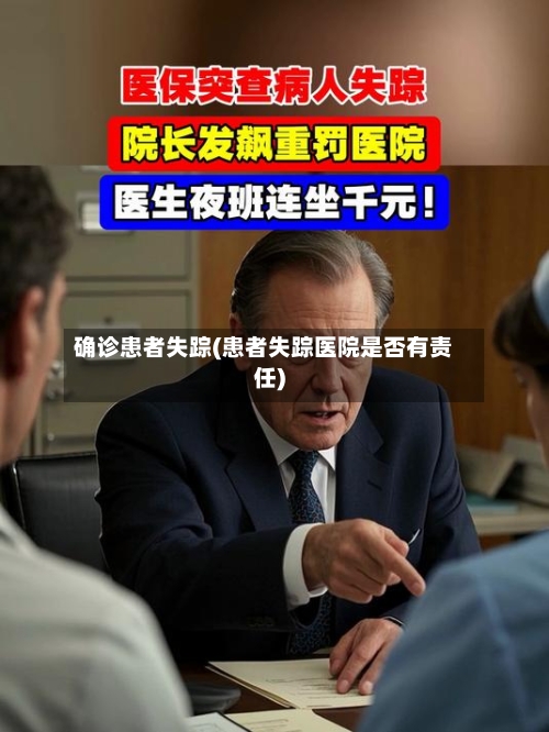 确诊患者失踪(患者失踪医院是否有责任)-第2张图片