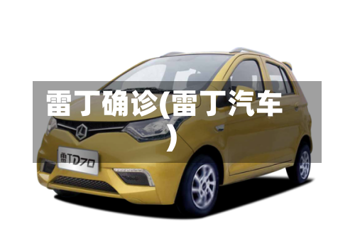 雷丁确诊(雷丁汽车)-第2张图片