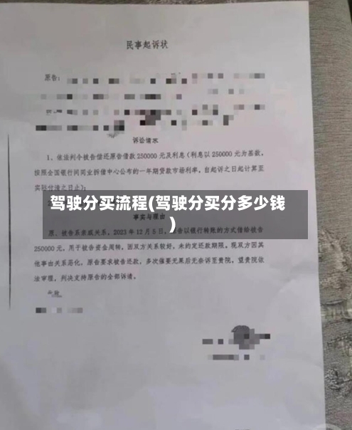 驾驶分买流程(驾驶分买分多少钱)