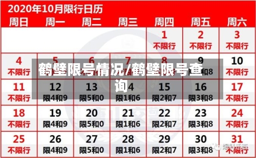 鹤壁限号情况/鹤壁限号查询