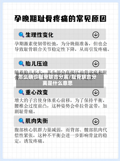 怎么确诊耻骨联合分离/耻骨联合分离是什么意思-第3张图片