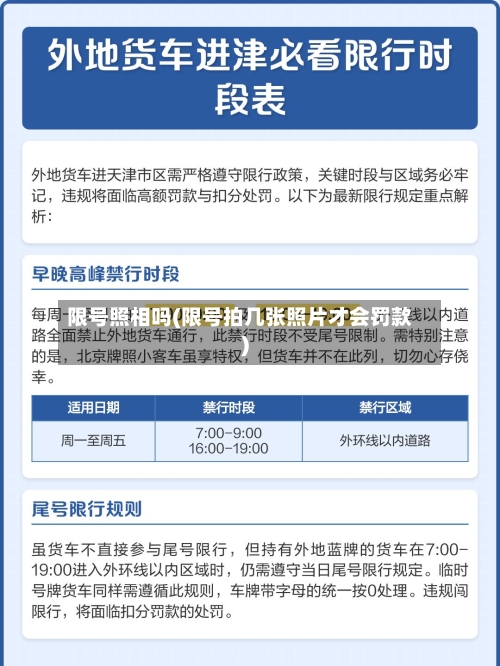 限号照相吗(限号拍几张照片才会罚款)