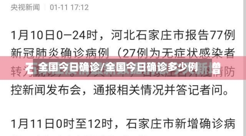 全国今日确诊/全国今日确诊多少例