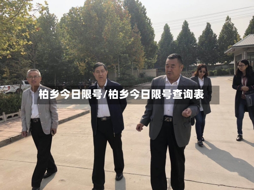 柏乡今日限号/柏乡今日限号查询表-第2张图片