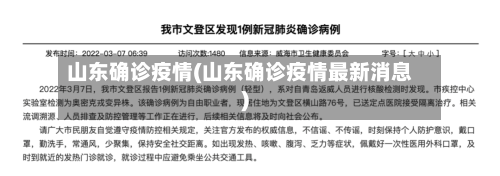 山东确诊疫情(山东确诊疫情最新消息)-第3张图片