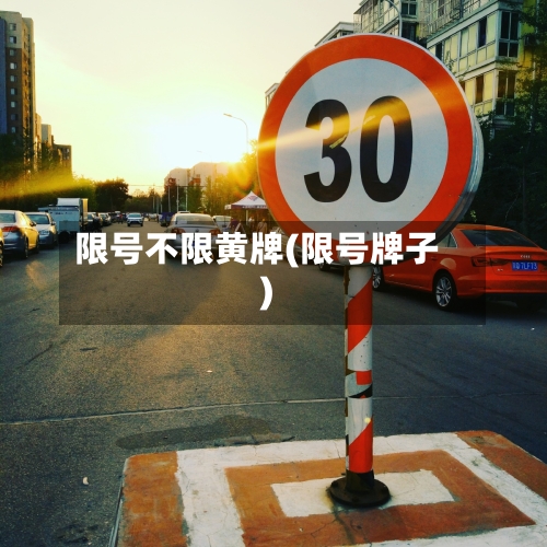 限号不限黄牌(限号牌子)-第2张图片