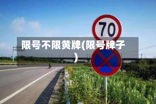 限号不限黄牌(限号牌子)-第3张图片