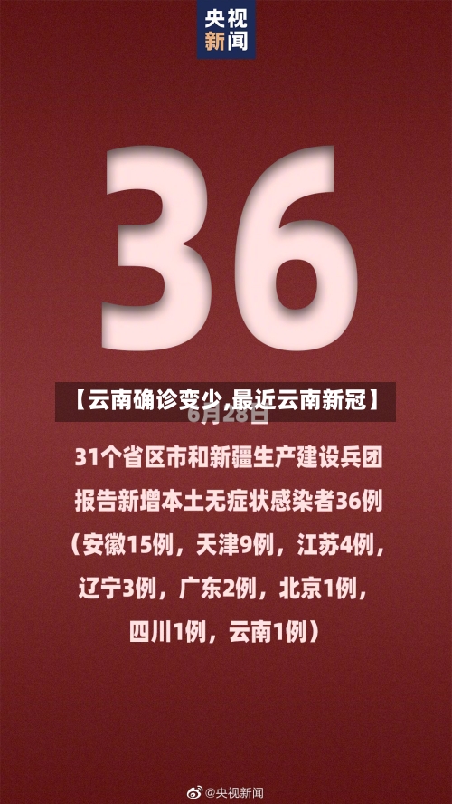 【云南确诊变少,最近云南新冠】