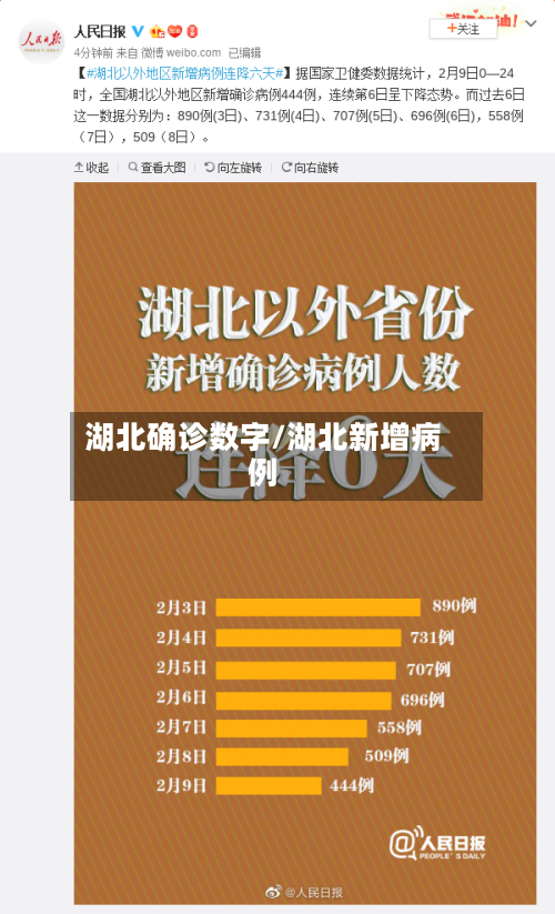 湖北确诊数字/湖北新增病例
