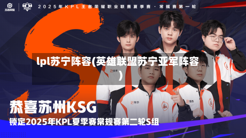 lpl苏宁阵容(英雄联盟苏宁亚军阵容)