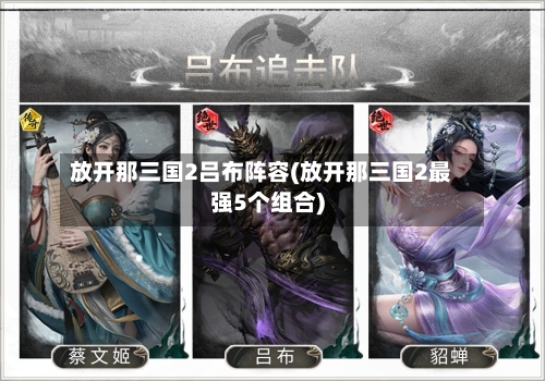 放开那三国2吕布阵容(放开那三国2最强5个组合)