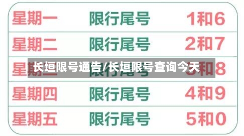 长垣限号通告/长垣限号查询今天