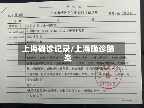 上海确诊记录/上海确诊肺炎-第3张图片