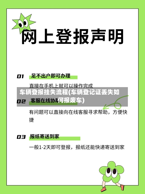 车辆登报挂失流程(车辆登记证丢失如何报废车)-第2张图片