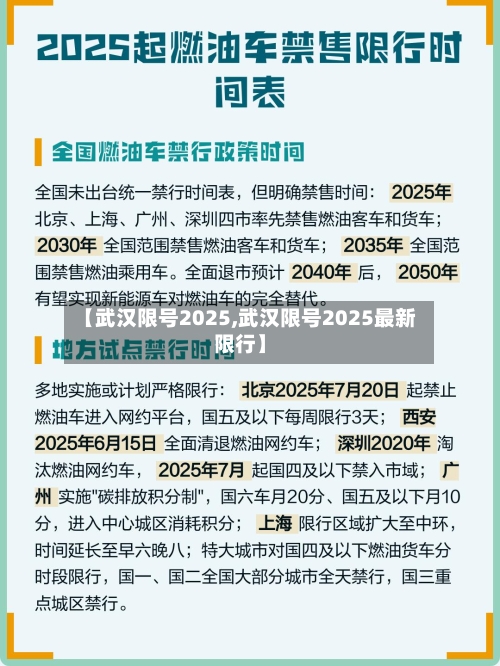 【武汉限号2025,武汉限号2025最新限行】