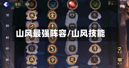 山风最强阵容/山风技能-第2张图片