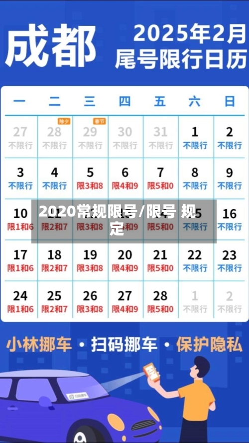 2020常规限号/限号 规定-第2张图片
