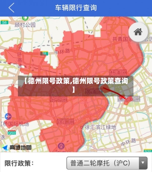 【德州限号政策,德州限号政策查询】