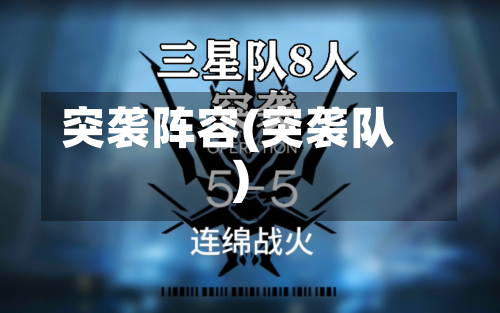 突袭阵容(突袭队)