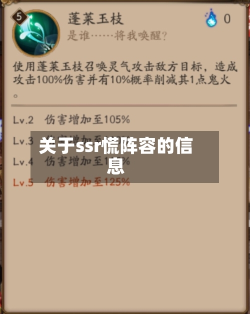 关于ssr慌阵容的信息-第2张图片