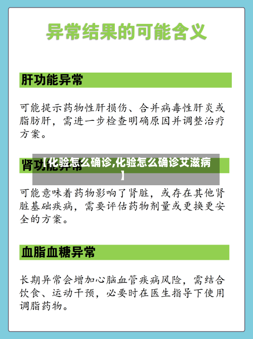 【化验怎么确诊,化验怎么确诊艾滋病】-第2张图片