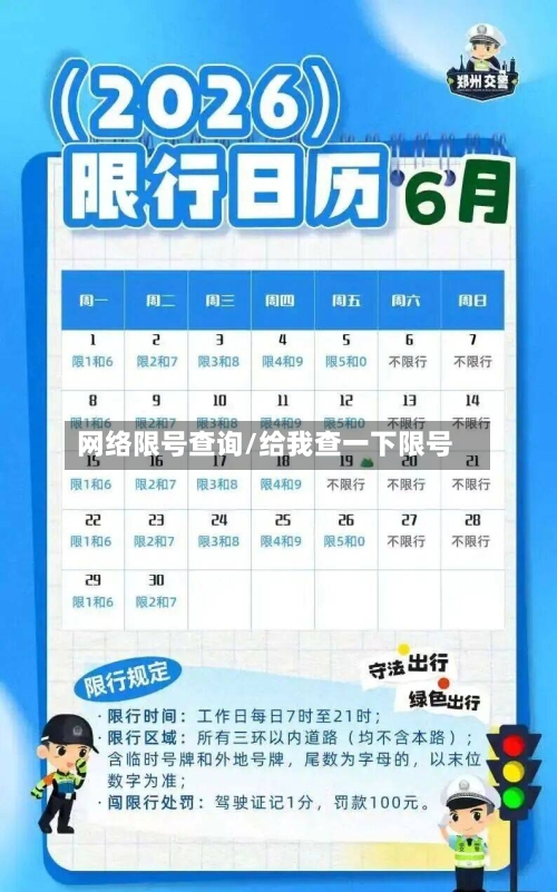 网络限号查询/给我查一下限号