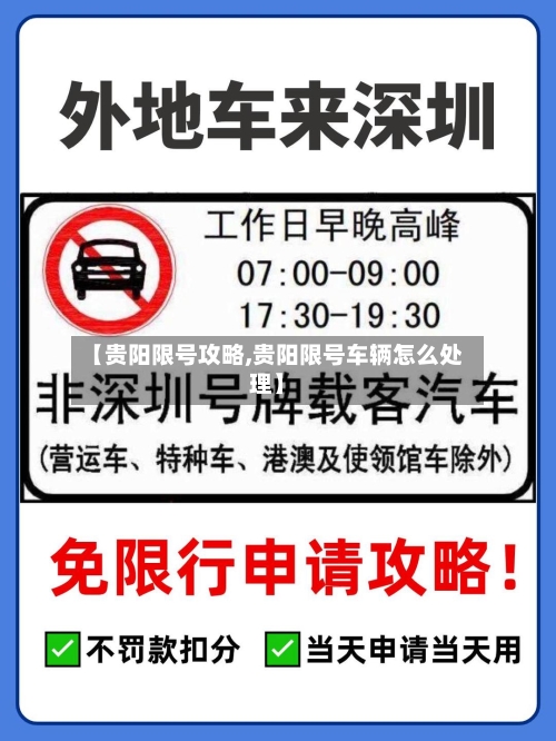 【贵阳限号攻略,贵阳限号车辆怎么处理】