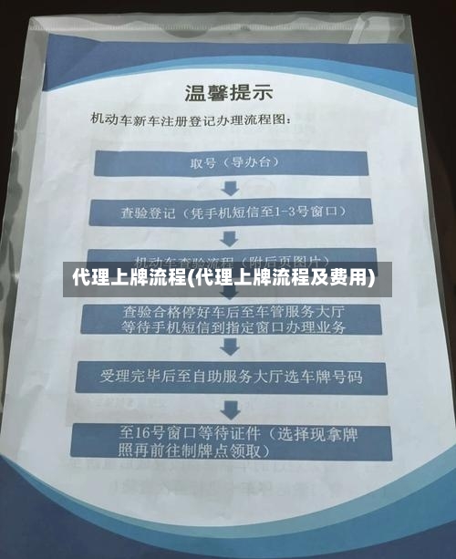 代理上牌流程(代理上牌流程及费用)-第3张图片