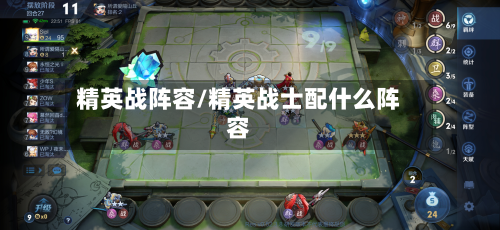 精英战阵容/精英战士配什么阵容
