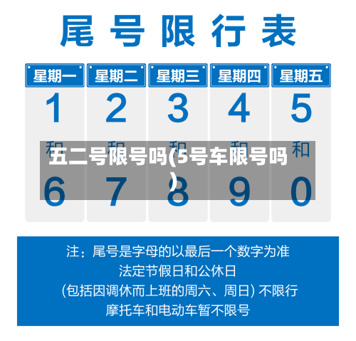 五二号限号吗(5号车限号吗)